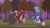 Size: 1366x768 | Tagged: safe, edit, edited screencap, screencap, clump, garble, rainbow dash, rarity, spear (g4), spike, twilight sparkle, dragon, pegasus, pony, unicorn, dragon quest, g4, my little pony: friendship is magic, season 2, caption, egg, female, gronkle, hub logo, male, mare, phoenix egg, teenaged dragon, teenager, youtube caption, youtube link