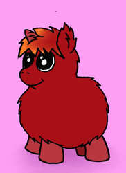 Size: 500x688 | Tagged: safe, artist:coalheart, fluffy pony, pony, fluffy pony original art, solo