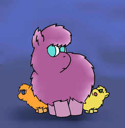 Size: 500x512 | Tagged: safe, artist:coalheart, fluffy pony, pony, fluffy pony foals, fluffy pony mother, fluffy pony original art
