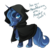 Size: 864x864 | Tagged: safe, artist:the-orator, princess luna, alicorn, pony, g4, cloak, clothes, colored pupils, female, hilarious in hindsight, hood, mare, raised hoof, s1 luna, simple background, sith, solo, star wars, transparent background, wayback machine source