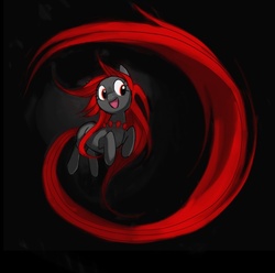 Size: 719x714 | Tagged: dead source, safe, artist:modern-warmare, earth pony, pony, cute, earthbound, female, giygas, impossibly long tail, mare, nightmare retardant, nintendo, ponified, rule 63, solo, tail