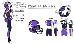 Size: 1432x842 | Tagged: safe, artist:ross irving, rarity, human, g4, american football, football, humanized, solo