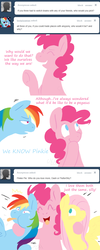 Size: 631x1570 | Tagged: dead source, safe, artist:cartoonlion, fluttershy, pinkie pie, rainbow dash, earth pony, pegasus, pony, g4, ask, female, flutterdashpie, group hug, hug, mare, no pupils