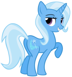 Size: 5610x6000 | Tagged: safe, artist:the smiling pony, trixie, pony, unicorn, g4, absurd resolution, butt, female, looking back, mare, plot, simple background, smiling, solo, the great and powerful ass, transparent background