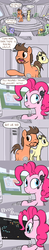 Size: 750x3815 | Tagged: safe, artist:flavinbagel, pinkie pie, earth pony, pegasus, pony, unicorn, ask gamer ponies, g4, ask, avengers, comic, female, galaga, headset, male, mare, maria hill, scrunchy face, stallion, the avengers, tony stark