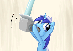 Size: 1000x700 | Tagged: safe, artist:dazko, minuette, pony, unicorn, ask doctor colgate, g4, animated, bone, derp, female, gif, hoof hold, mare, open mouth, radiation, skeleton, solo, this will end in cancer, this will end in tears and/or death, wide eyes, x-ray, x-ray picture