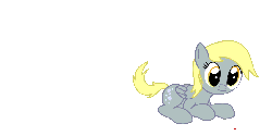 Size: 1050x525 | Tagged: safe, artist:tranquilmind, derpy hooves, pegasus, pony, g4, animated, behaving like a cat, chase, cute, derpabetes, female, filly, gif, jumping, laser pointer, open mouth, simple background, smiling, solo, white background, younger