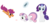 Size: 1520x700 | Tagged: safe, artist:soup, rarity, scootaloo, sweetie belle, pegasus, pony, unicorn, g4, behaving like a cat, female, filly, laser pointer, mare, simple background, transparent background