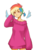 Size: 480x640 | Tagged: safe, artist:ssenarrya, rainbow dash, human, g4, clothes, female, humanized, pigtails, simple background, solo, sweater, transparent background