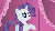 Size: 640x360 | Tagged: safe, screencap, rarity, pony, unicorn, g4, season 1, swarm of the century, animated, carousel boutique, ducking, female, gif, mare, perfect loop, saddle, scrunchy face, solo