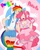 Size: 750x945 | Tagged: safe, artist:qpqp, pinkie pie, rainbow dash, human, g4, breasts, busty pinkie pie, clothes, dress, duo, eared humanization, female, humanized, lesbian, midriff, rainbow socks, ship:pinkiedash, shipping, socks, striped socks, tailed humanization, winged humanization