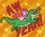 Size: 500x422 | Tagged: safe, artist:madmax, gummy, pinkie pie, alligator, earth pony, pony, reptile, g4, abstract background, awesome, female, mare, ponies riding gators, riding
