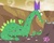 Size: 2340x1852 | Tagged: safe, artist:the-danitor, crackle, dragon, g4, baby, baby dragon, derp, forked tongue, offspring, tongue out