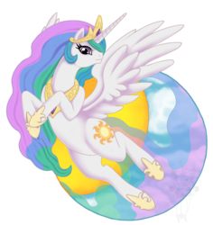 Size: 910x965 | Tagged: safe, artist:bluedemon00, princess celestia, alicorn, pony, g4, abstract background, female, flying, mare, simple background, solo, transparent background