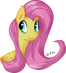 Size: 1182x1300 | Tagged: safe, artist:dotkwa, artist:php129, fluttershy, pegasus, pony, g4, collaboration, female, mare, simple background, smiling, solo, transparent background