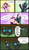 Size: 500x872 | Tagged: safe, artist:haretrinity, princess cadance, queen chrysalis, alicorn, changeling, changeling queen, pony, g4, blushing, caught, comic, dialogue, disguise, disguised changeling, door, female, kiss on the lips, kissing, lesbian, making out, male, mare, roleplaying, shapeshifting, ship:cadalis, shipping, speech bubble, straight, transformation