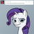 Size: 1160x1160 | Tagged: safe, artist:lemondevil, rarity, pony, unicorn, biporarity, g4, ask, female, mare, smiling, solo