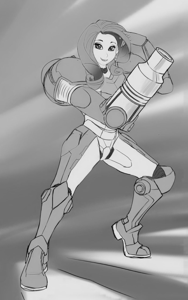 Metroid Human #13209 - safe, artist:mew, rarity, human, g4, clothes, cosplay, costume ...