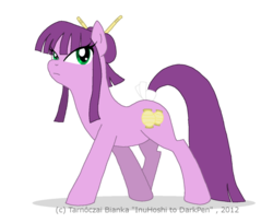 Size: 900x734 | Tagged: safe, artist:inuhoshi-to-darkpen, kimono, earth pony, pony, g3, g4, female, g3 to g4, generation leap, hair sticks, mare, simple background, solo, transparent background