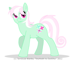 Size: 800x657 | Tagged: safe, artist:inuhoshi-to-darkpen, minty, earth pony, pony, g3, g4, female, g3 to g4, generation leap, mare, simple background, solo, transparent background