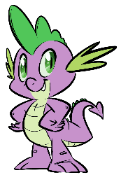 Size: 520x751 | Tagged: safe, artist:php27, spike, dragon, g4, animated, gif, male, shading, simple background, solo, tutorial