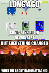 Size: 624x915 | Tagged: safe, pinkie pie, earth pony, anthro, g4, angry, avatar the last airbender, brony, crossover, deviantart, evil pinkie pie, fire nation, image macro, invasion, male, meme, sonic the hedgehog, sonic the hedgehog (series)