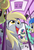 Size: 700x1023 | Tagged: safe, artist:theartrix, bon bon, cloverbelle, derpy hooves, lyra heartstrings, sweetie drops, twinkleshine, earth pony, pegasus, pony, unicorn, g4, bus, earbuds, female, ipod, mare, mp3 player, music, public, singing, sitting, vehicle interior