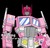 Size: 960x914 | Tagged: safe, pinkie pie, earth pony, pony, g4, duo, female, glasses, mare, optimus prime, transformers