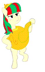 Size: 310x500 | Tagged: safe, artist:tooneyd, blossomforth, pegasus, pony, g4, animated, bipedal, dancing, female, gif, i'm a little teapot, mare, simple background, solo, teapot, white background