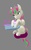 Size: 935x1500 | Tagged: safe, artist:shunka warakin, blossomforth, pegasus, pony, g4, female, ice cream, mare, milkshake, sitting, solo, straw