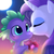 Size: 2222x2222 | Tagged: safe, artist:jacky-bunny, rarity, spike, dragon, pony, unicorn, g4, age difference, blushing, cute, dilated pupils, duo, duo male and female, eyes closed, female, fire ruby, gem, heart, high res, interspecies, kissing, male, mare, moon, raribetes, ruby, ship:sparity, shipping, spikabetes, spikelove, stars, straight, wingless spike