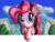 Size: 2000x1500 | Tagged: safe, artist:deathpwny, pinkie pie, earth pony, pony, g4, aside glance, female, fourth wall, mare, smiling, solo