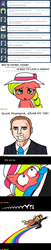 Size: 513x2501 | Tagged: safe, artist:claireannecarr, earth pony, human, pony, ask maplejack, cowboys and equestrians, daniel craig, female, grab my meme, mad (tv series), mad magazine, male, maplejack, mare, meme
