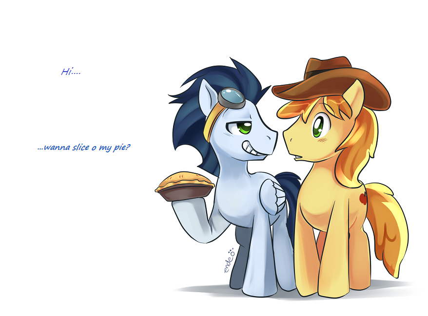 16358 safe, artistende26, braeburn, soarin', earth pony, pegasus