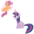 Size: 1000x1027 | Tagged: safe, artist:kumkrum, scootaloo, twilight sparkle, pegasus, pony, unicorn, g4, cute, cutealoo, duo, duo female, female, filly, glowing, glowing horn, horn, magic, magic aura, mare, scootaloo can't fly, scootalove, simple background, sitting, smiling, telekinesis, transparent background, unicorn twilight