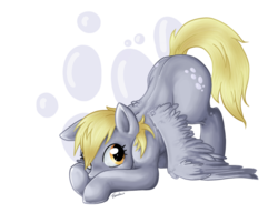 Size: 1300x1000 | Tagged: safe, artist:trunksi, derpy hooves, pegasus, pony, g4, cutie mark background, female, mare, simple background, solo, transparent background, wings down