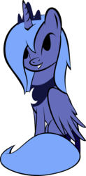 Size: 4899x9991 | Tagged: safe, artist:up1ter, princess luna, alicorn, pony, g4, absurd resolution, female, happy, mare, s1 luna, simple background, sitting, solo, transparent background