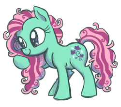 Size: 900x800 | Tagged: safe, artist:needsmoarg4, ivy, earth pony, pony, g2, g4, female, g2 to g4, generation leap, mare, simple background, smiling, solo