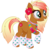 Size: 593x584 | Tagged: safe, artist:kgwa, earth pony, pony, g4, female, ganguro, gyaru, japanese fashion, manba, mare, simple background, smiling, solo, transparent background