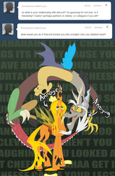 Size: 1280x1952 | Tagged: safe, artist:peachiekeenie, artist:tarajenkins, discord, queen chrysalis, cupidite, g4, discord using contractions