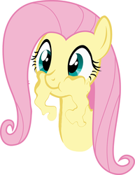 Size: 800x1035 | Tagged: artist needed, safe, fluttershy, pegasus, pony, g4, female, mare, simple background, solo, wat, white background