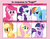 Size: 716x552 | Tagged: safe, applejack, fluttershy, pinkie pie, rainbow dash, rarity, twilight sparkle, earth pony, pegasus, pony, unicorn, g4, 6 pony meme, angry, bronybait, female, hug, mane six, mare, meme, smiling, twilight sparkle is not amused, unamused