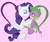 Size: 1128x941 | Tagged: safe, artist:dunkelkatze, rarity, spike, dragon, pony, unicorn, g4, abstract background, female, imminent kissing, interspecies, male, mare, ship:sparity, shipping, straight