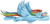 Size: 1000x482 | Tagged: safe, artist:goregoat, rainbow dash, pegasus, pony, g4, angry, female, floppy ears, flying, hoers, mare, simple background, solo, transparent background