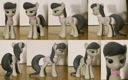 Size: 1440x900 | Tagged: safe, artist:hashbro, octavia melody, earth pony, pony, g4, 3d print, female, frown, irl, mare, photo, sculpture, solo, stylized cartoon horse