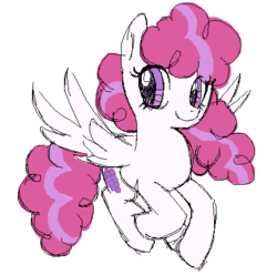 Size: 440x436 | Tagged: safe, artist:needsmoarg4, sugar grape, pegasus, pony, g4, female, mare, simple background, smiling, solo, white background