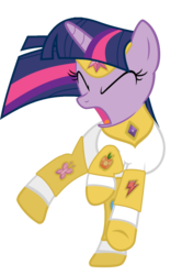 Size: 801x1206 | Tagged: safe, artist:doctorxfizzle, twilight sparkle, pony, unicorn, g4, armor, elements of harmony, eyes closed, female, mare, simple background, solo, transparent background