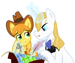 Size: 4000x3350 | Tagged: dead source, safe, artist:catnipfairy, braeburn, prince blueblood, earth pony, pony, unicorn, g4, concentrating, crack shipping, gay, male, map, ship:blueburn, shipping, simple background, stallion, tongue out, transparent background, vector