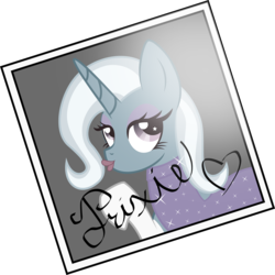 Size: 4421x4421 | Tagged: safe, artist:catnipfairy, trixie, pony, unicorn, g4, absurd resolution, duckface, female, mare, raised hoof, signature, simple background, transparent background, vector