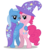 Size: 2400x2800 | Tagged: safe, artist:mixermike622, pinkie pie, trixie, earth pony, pony, unicorn, g4, belly, bipedal, female, high res, lesbian, mare, ship:trixiepie, shipping, simple background, transparent background, vector
